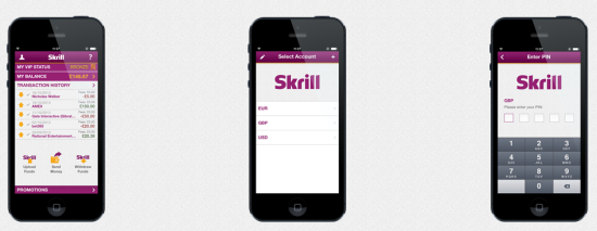 Skrill kasinot