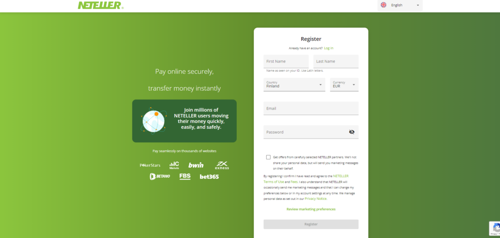 Neteller kasinot