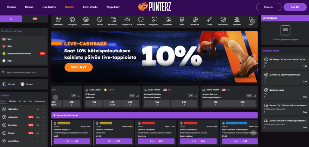 Punterz kokemuksia