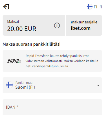 Rapid Transfer kasinot