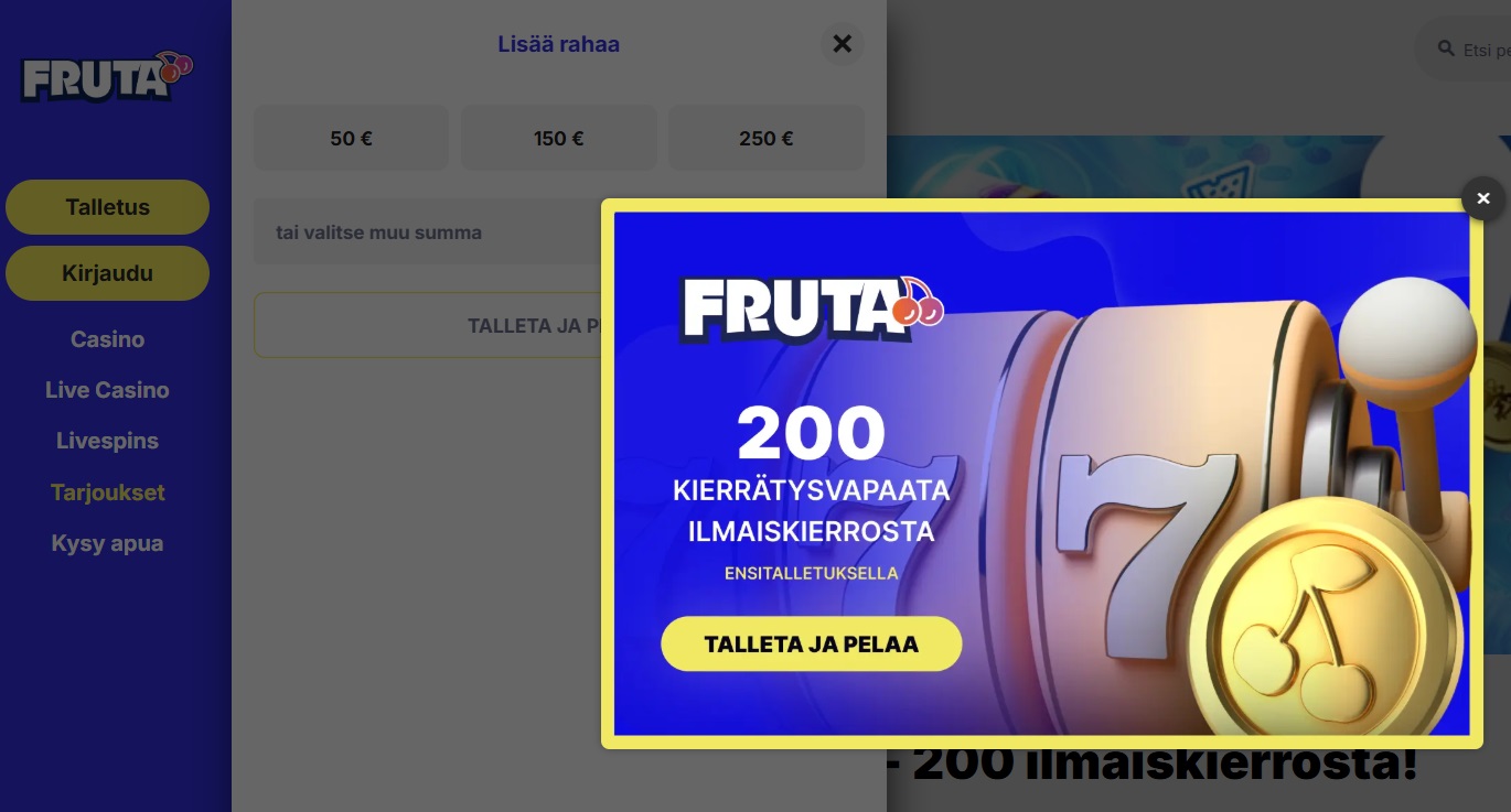 Kasinot ilman rekisteröintiä