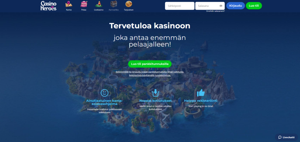 Casino Heroes kokemuksia