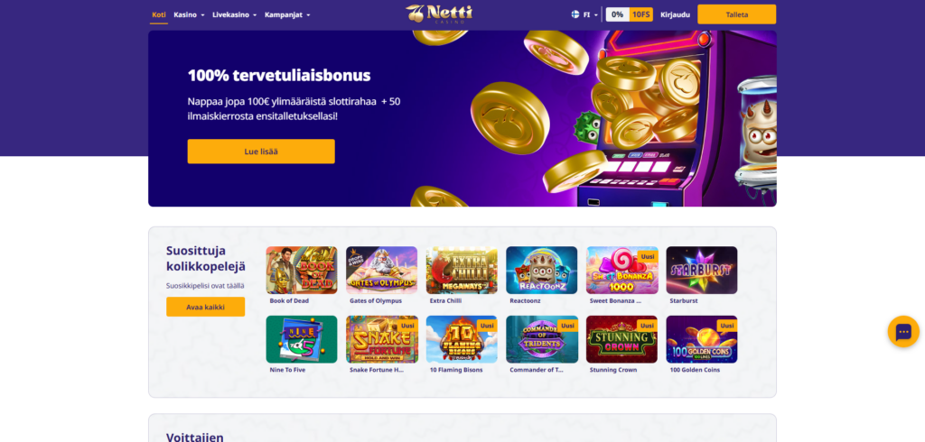 Netti Casino bonus