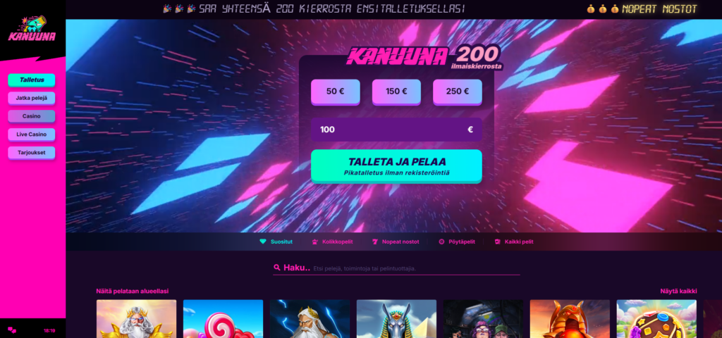 Kanuuna Kasino kokemuksia