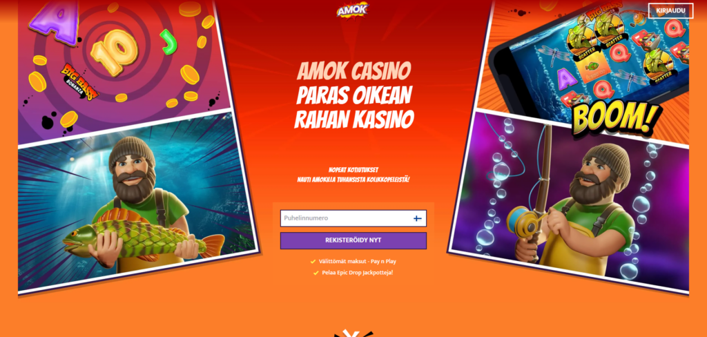 Amok Casino kokemuksia