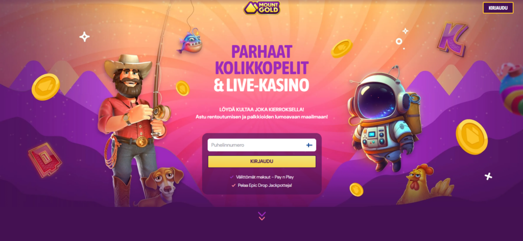Mount Gold Casino kokemuksia