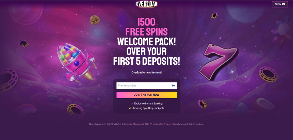 Overload Casino kokemuksia