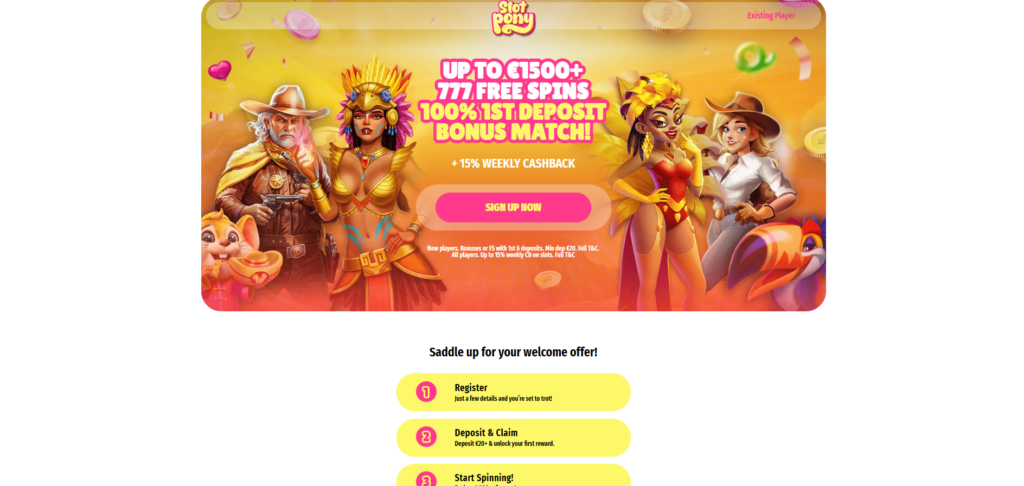 Slot Pony Casino kokemuksia