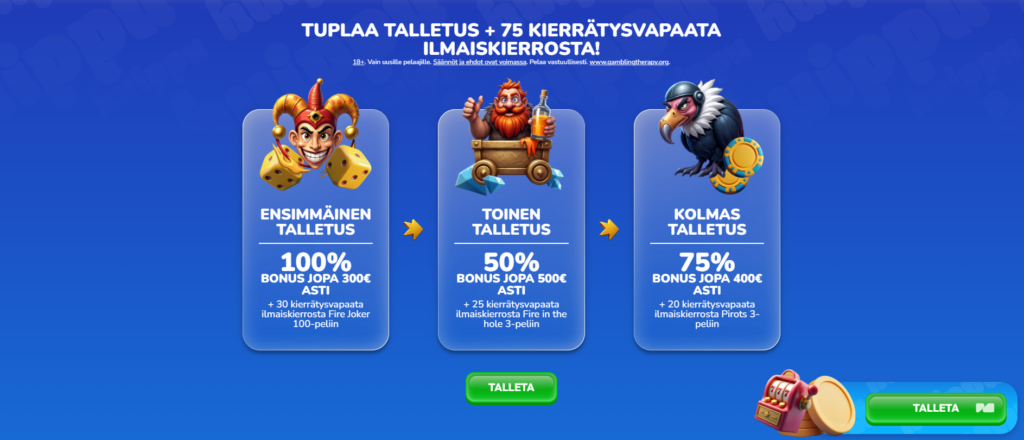 Huippu Kasino bonus