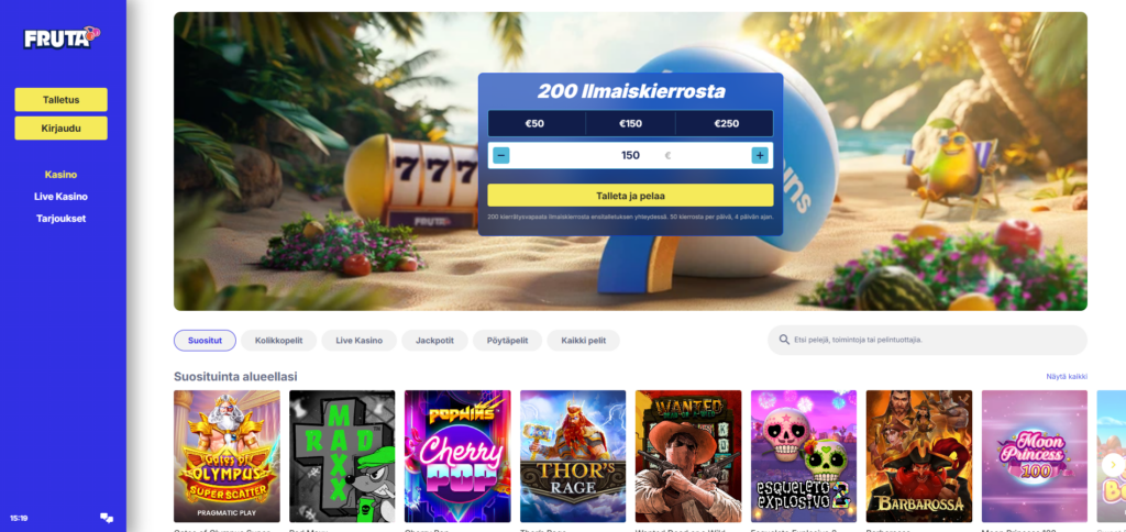Fruta Casino kokemuksia