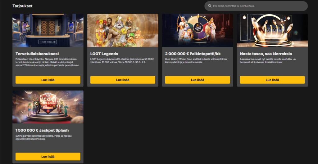 Highroller bonus