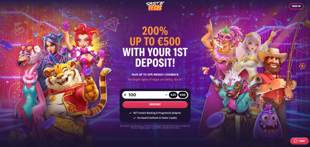 Taste Vegas Casino kokemuksia
