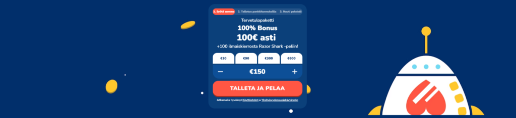 Buusti Kasino bonus