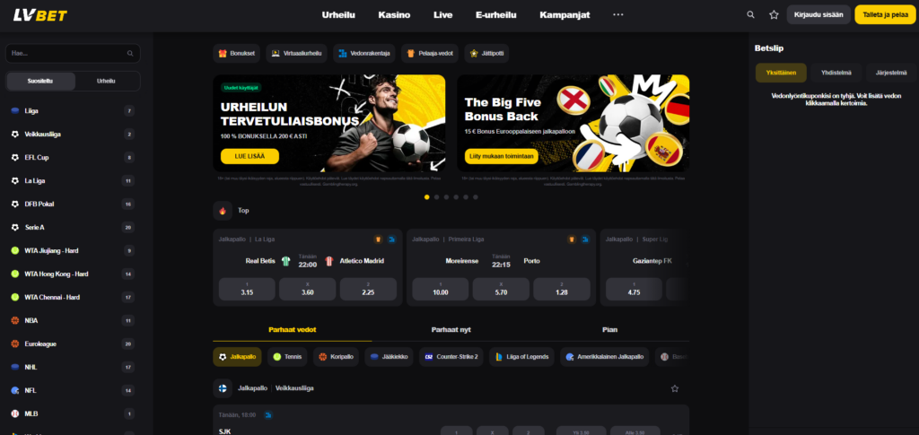 Fairload Ltd vedonlyönti