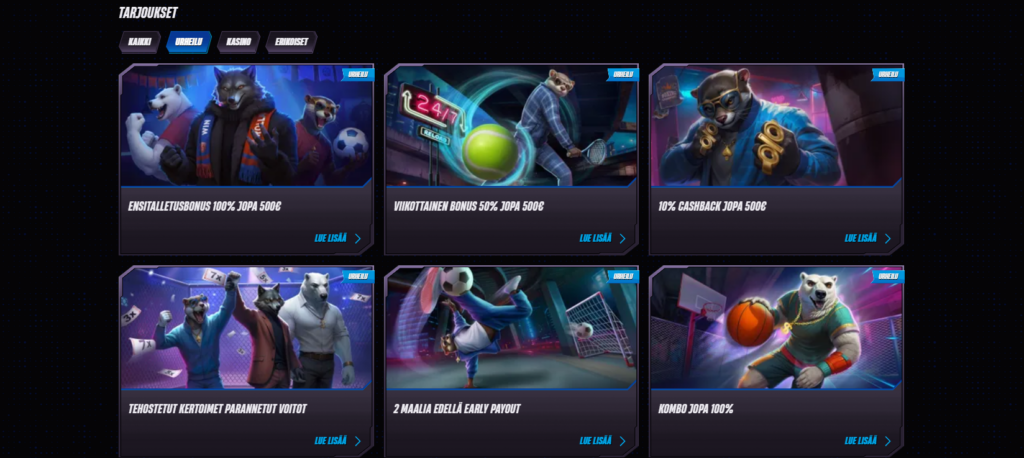 Winrolla vedonlyöntibonus