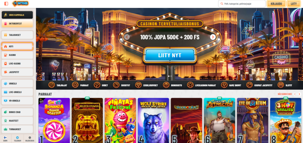 Wyns Casino kokemuksia