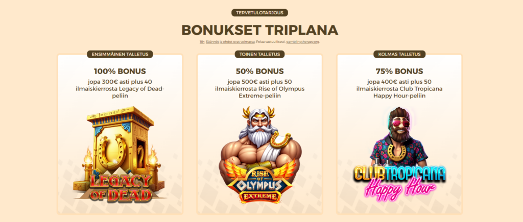 Tuuri Kasino bonus