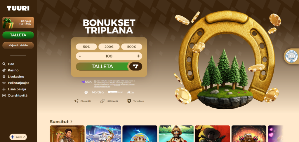 Tuuri Kasino kokemuksia