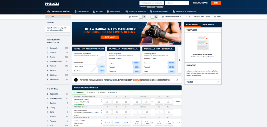 PinBet Malta Limited vedonlyönti