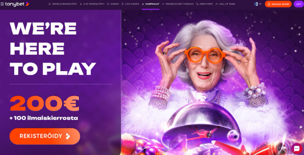 TonyBet OÜ kasinot