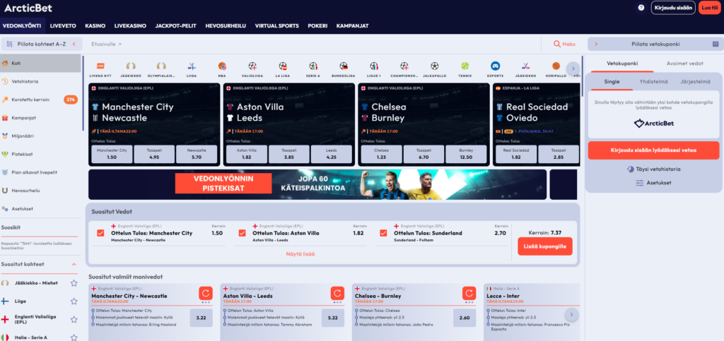 ArcticBet vedonlyönti