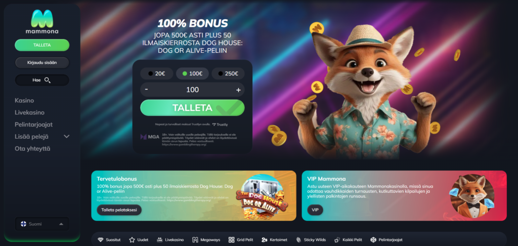 Mammona Kasino kokemuksia