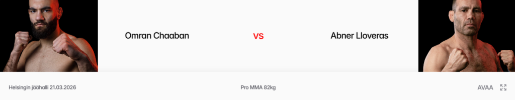 Omran Chaaban vs Abner Lloveras