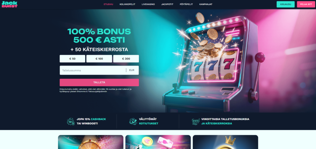 JackBurst kokemuksia