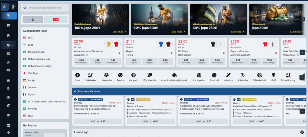 BetRepublic vedonlyönti