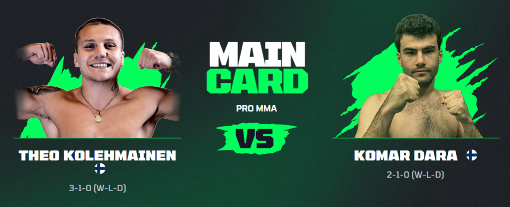 Theo Kolehmainen vs Komar Dara ennakko ja kertoimet