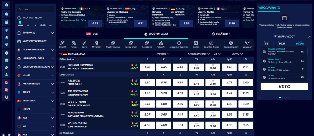 BetScore vedonlyönti
