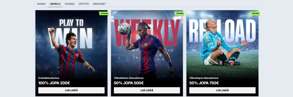 Zoccer vedonlyöntibonus