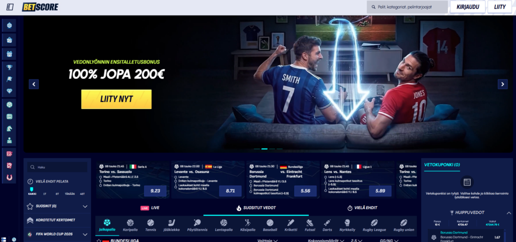 BetScore kokemuksia