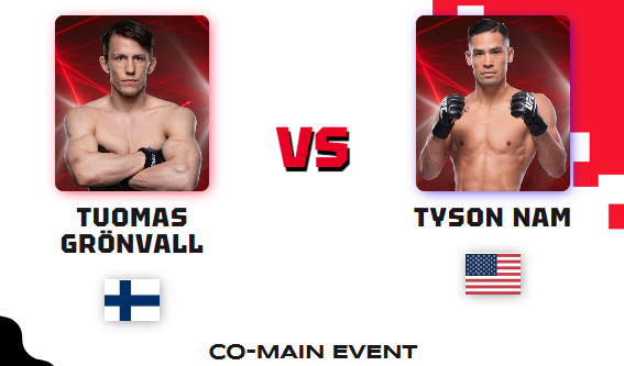 Tuomas Grönvall vs Tyson Nam