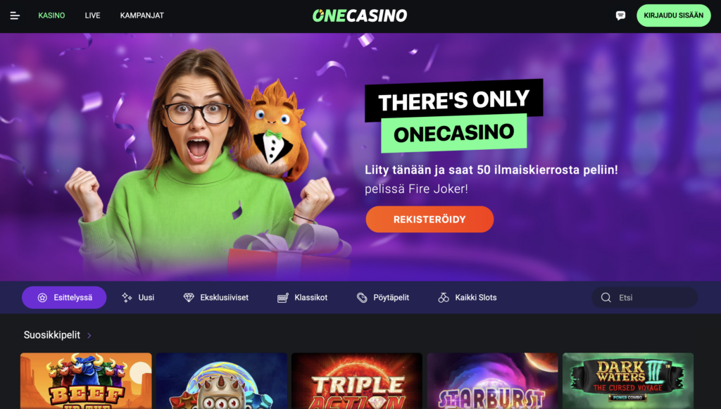One Casino kokemuksia