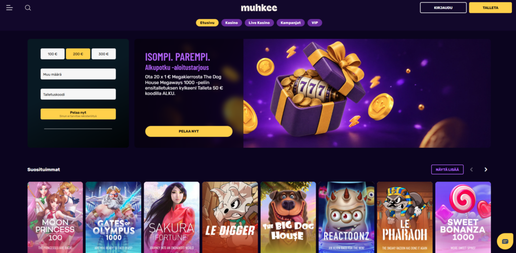 Muhkee Kasino kokemuksia
