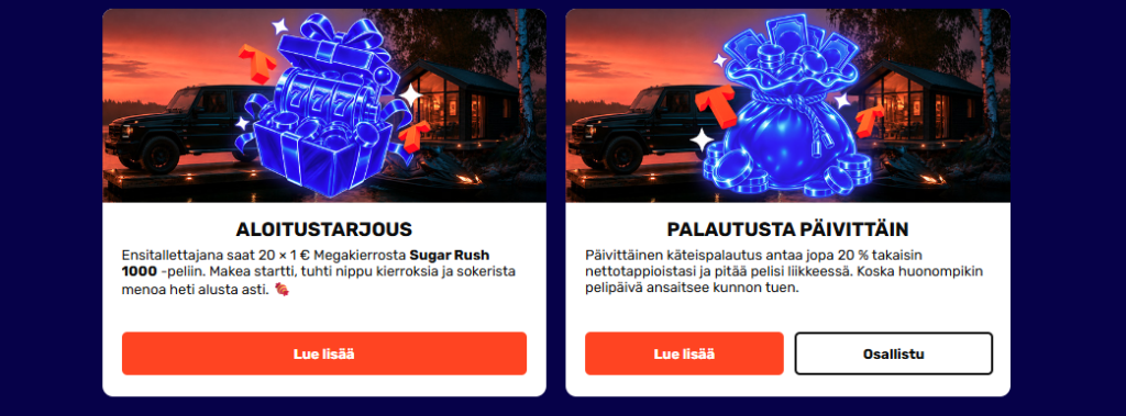 Tuhti Kasino bonus