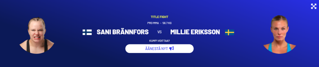 Sani Brännfors vs Millie Eriksson - Ice Cage 8