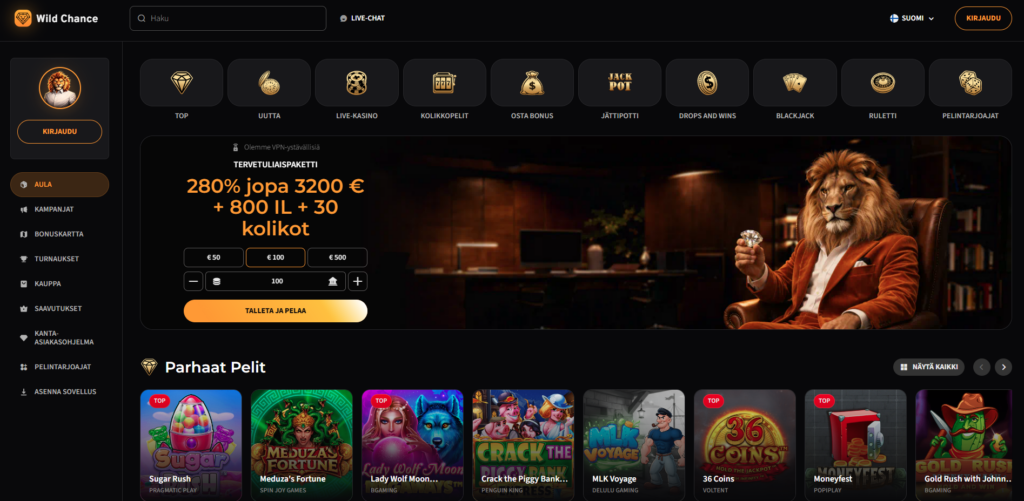 Wild Chance Casino kokemuksia