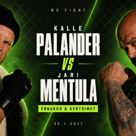 Kalle Palander vs Jari ”Bull” Mentula ennakko ja kertoimet
